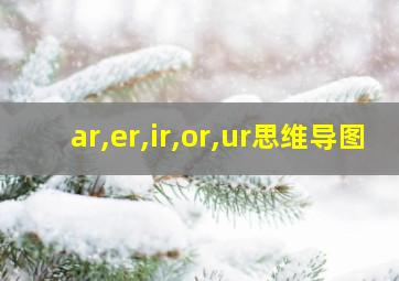 ar,er,ir,or,ur思维导图