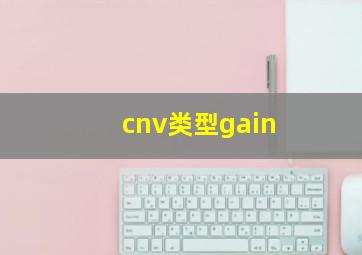 cnv类型gain