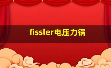 fissler电压力锅