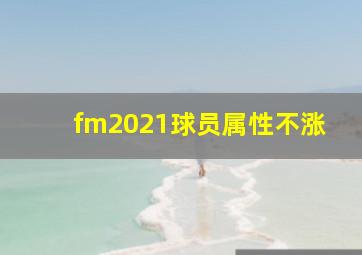 fm2021球员属性不涨