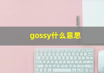 gossy什么意思