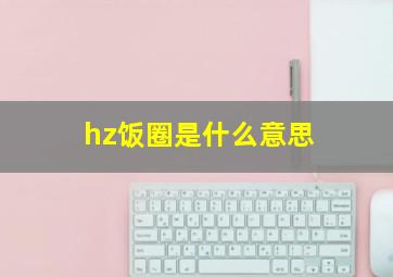 hz饭圈是什么意思