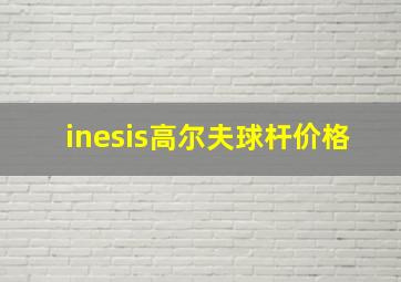 inesis高尔夫球杆价格