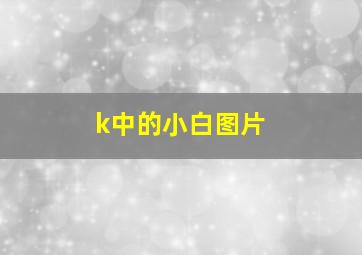 k中的小白图片