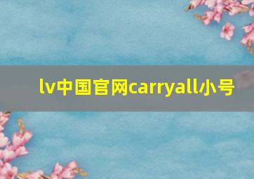 lv中国官网carryall小号