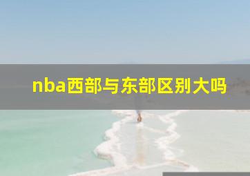 nba西部与东部区别大吗