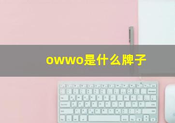 owwo是什么牌子