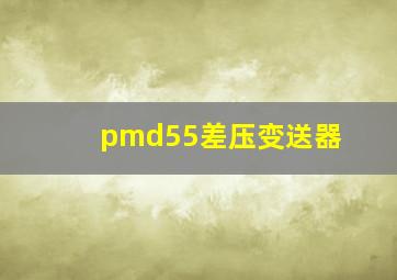 pmd55差压变送器