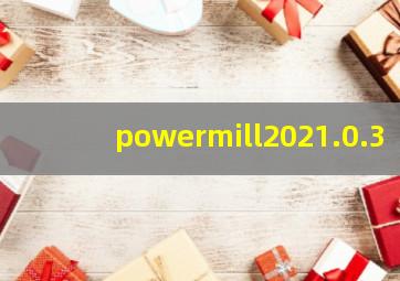 powermill2021.0.3