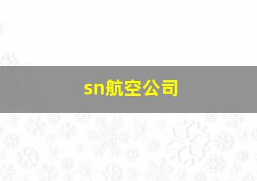 sn航空公司