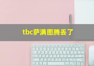 tbc萨满图腾丢了