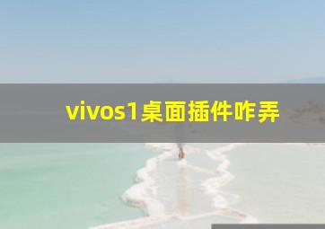 vivos1桌面插件咋弄