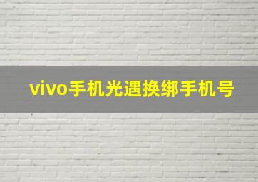 vivo手机光遇换绑手机号