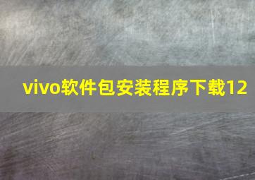 vivo软件包安装程序下载12