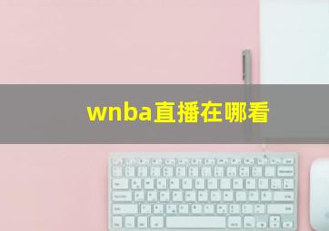 wnba直播在哪看