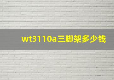 wt3110a三脚架多少钱