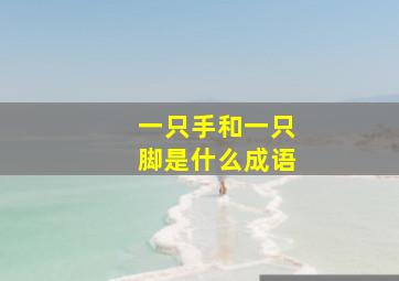 一只手和一只脚是什么成语