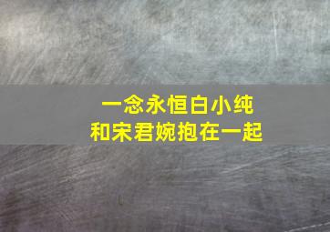 一念永恒白小纯和宋君婉抱在一起