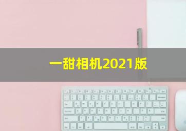 一甜相机2021版