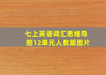 七上英语词汇思维导图12单元人教版图片