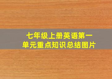 七年级上册英语第一单元重点知识总结图片