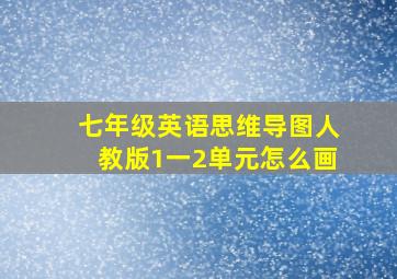 七年级英语思维导图人教版1一2单元怎么画