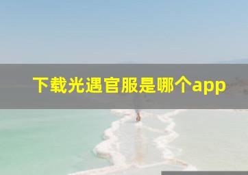 下载光遇官服是哪个app