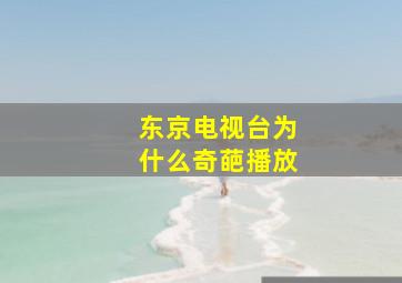 东京电视台为什么奇葩播放