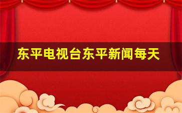 东平电视台东平新闻每天