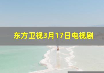 东方卫视3月17日电视剧