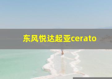 东风悦达起亚cerato