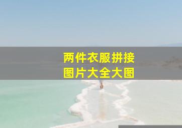 两件衣服拼接图片大全大图