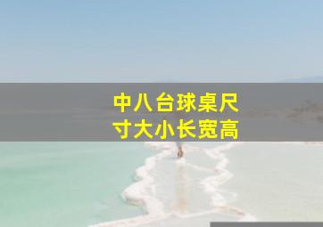 中八台球桌尺寸大小长宽高