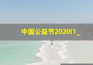 中国公益节2020i1_