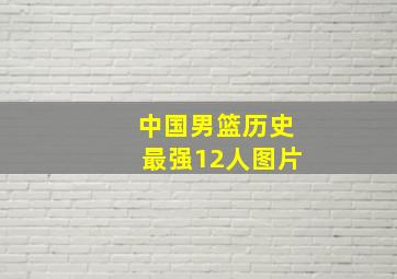 中国男篮历史最强12人图片