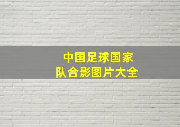 中国足球国家队合影图片大全