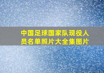 中国足球国家队现役人员名单照片大全集图片