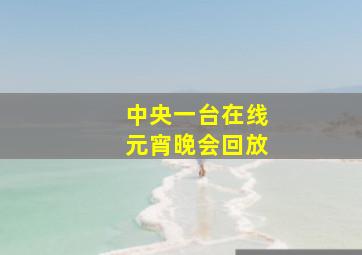 中央一台在线元宵晚会回放