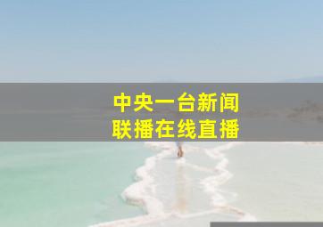 中央一台新闻联播在线直播