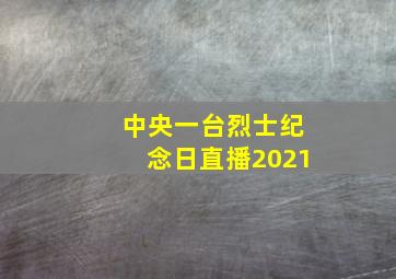 中央一台烈士纪念日直播2021