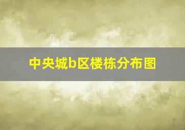 中央城b区楼栋分布图