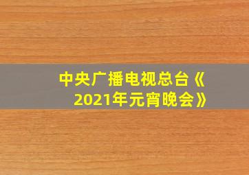 中央广播电视总台《2021年元宵晚会》