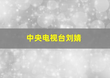 中央电视台刘婧