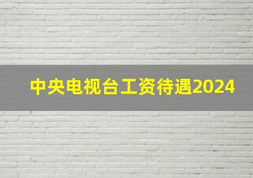 中央电视台工资待遇2024