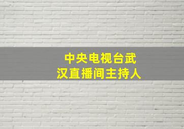 中央电视台武汉直播间主持人