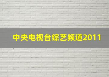 中央电视台综艺频道2011