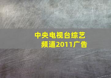 中央电视台综艺频道2011广告