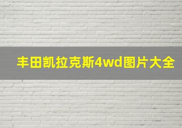 丰田凯拉克斯4wd图片大全