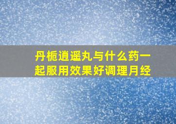 丹栀逍遥丸与什么药一起服用效果好调理月经