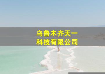 乌鲁木齐天一科技有限公司